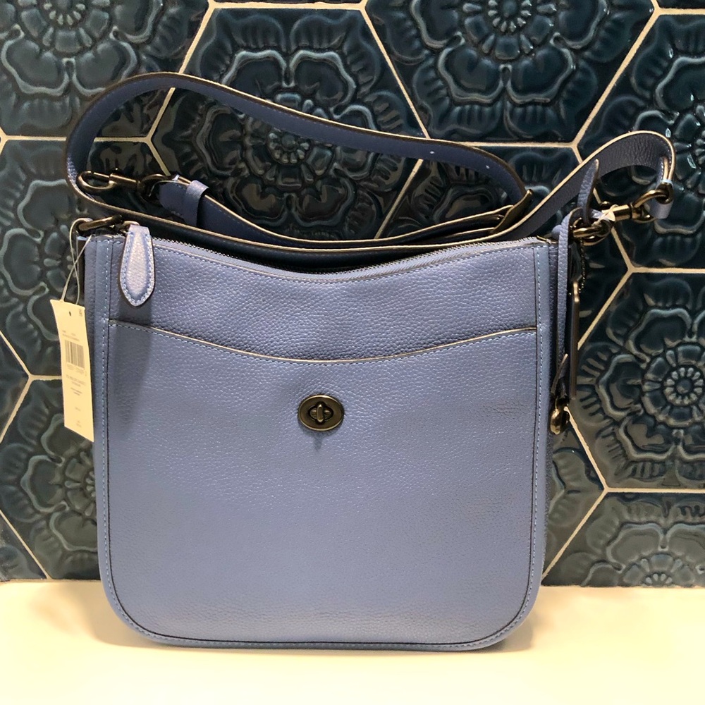 COACH Chaise Crossbody Bag; NWT; Chambray